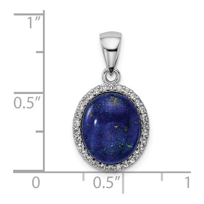 Sterling Silver CZ Pendant – view 5