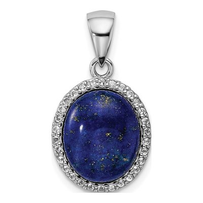 Sterling Silver CZ Pendant