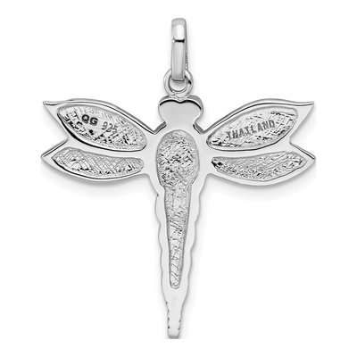 Sterling Silver Dragonfly Pendant – view 4