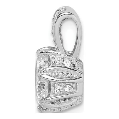 Sterling Silver CZ Pendant – view 3