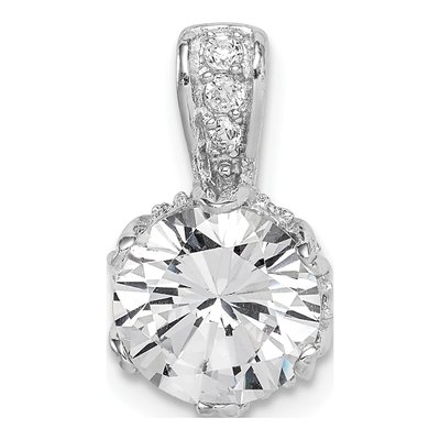 Sterling Silver CZ Pendant