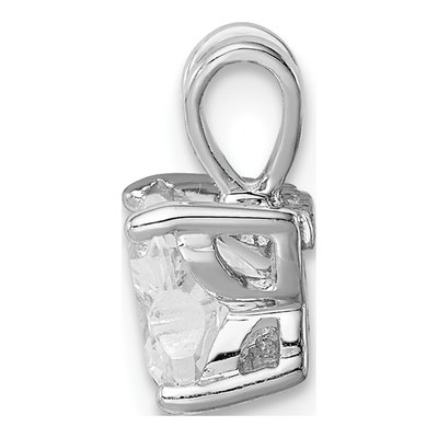 Sterling Silver CZ Butterfly Pendant – view 3