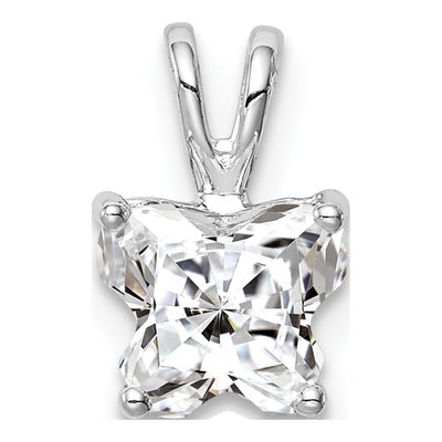 Sterling Silver CZ Butterfly Pendant