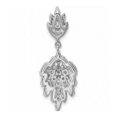 Sterling Silver CZ Dangle Pendant – view 4