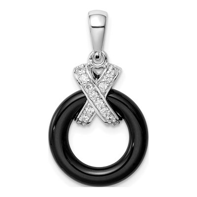 Sterling Silver CZ Pendant