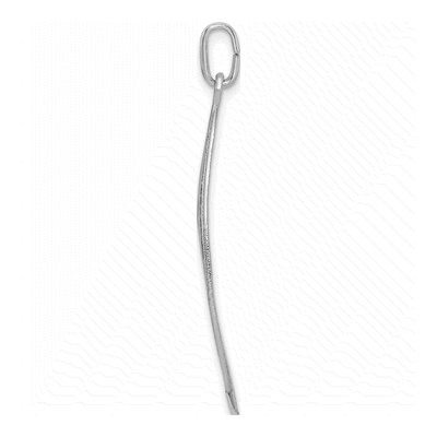 Sterling Silver Leaf Pendant – view 3