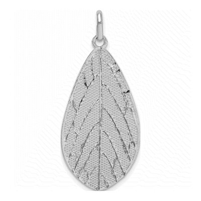Sterling Silver Leaf Pendant