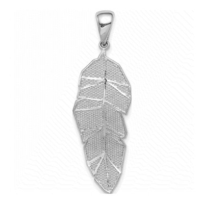 Sterling Silver Leaf Pendant