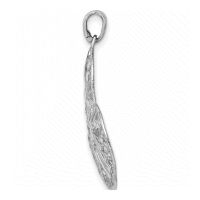 Sterling Silver Diamond-Cut Heart Pendant – view 3