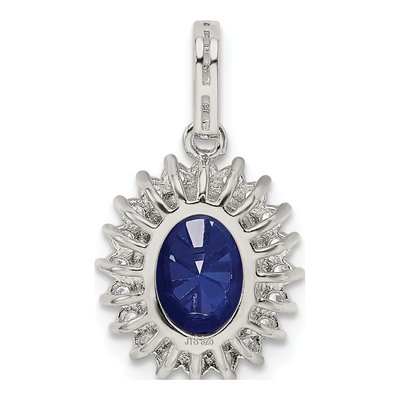 Sterling Silver CZ Clear Pendant – view 4
