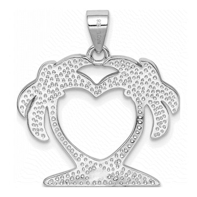 Sterling Silver Lab-Created Opal Palm Trees Pendant – view 4
