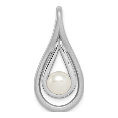 Sterling Silver Freshwater Pearl Teardrop Pendant