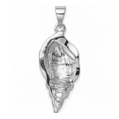 Sterling Silver Larimar Shell Pendant – view 4