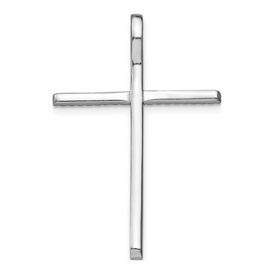 Sterling Silver CZ Cross Slide Pendant – view 4