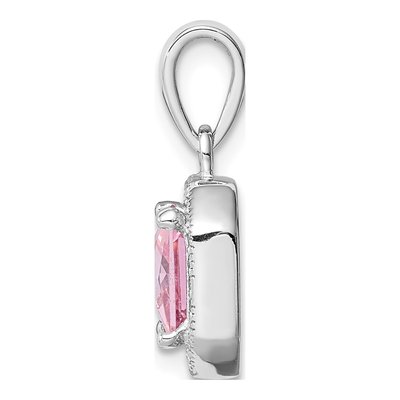 Sterling Silver CZ Pendant – view 3