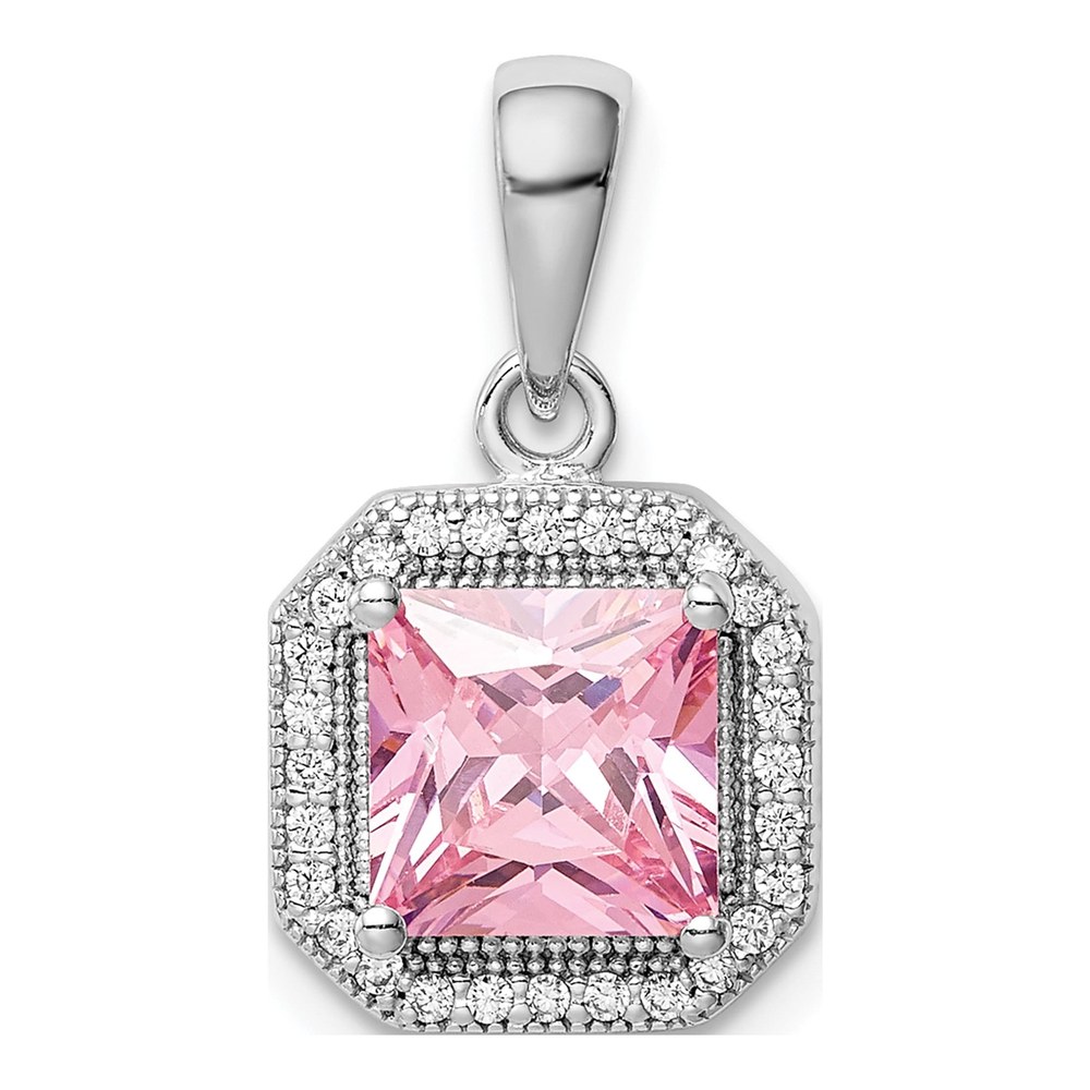 Sterling Silver CZ Pendant