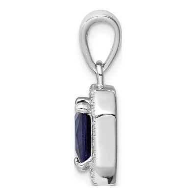 Sterling Silver CZ Pendant – view 3
