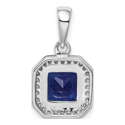 Sterling Silver CZ Pendant – view 4