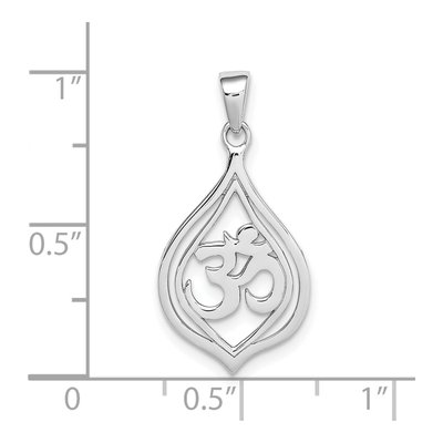 Sterling Silver Om Pendant – view 5