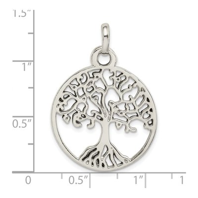 Sterling Silver Tree of Life Pendant – view 5