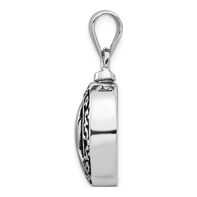 Sterling Silver Praying Hands Ash Holder Pendant – view 3