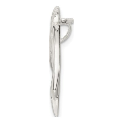 Sterling Silver Dolphin Slide Pendant – view 3