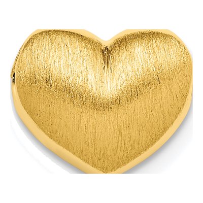 Gold-Plated Sterling Silver Heart Slide Pendant