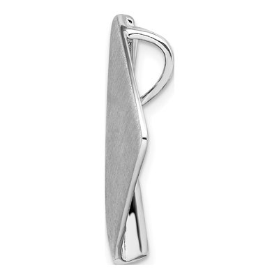 Sterling Silver Rhodium-Plated Slide Pendant – view 3