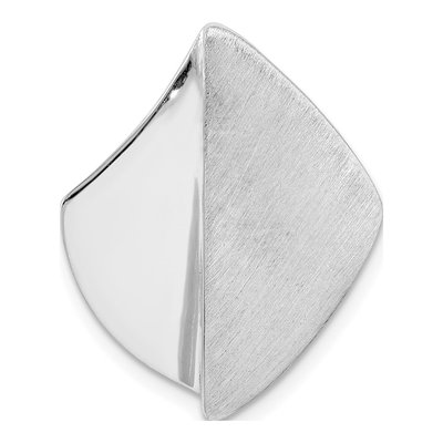 Sterling Silver Rhodium-Plated Slide Pendant
