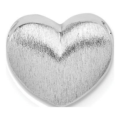 Sterling Silver Heart Slide Pendant