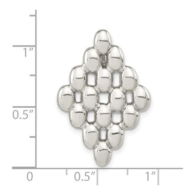 Sterling Silver Fancy Slide Pendant – view 3