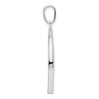 Sterling Silver Rotating Disc Pendant – view 3