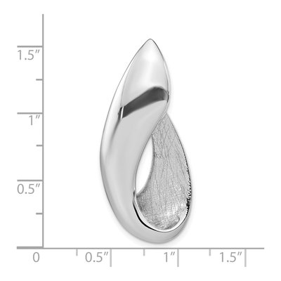 Sterling Silver Fancy Slide Pendant – view 3