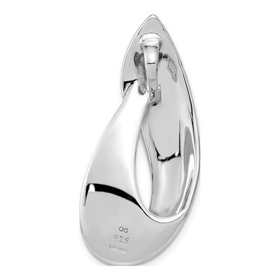 Sterling Silver Fancy Slide Pendant – view 4