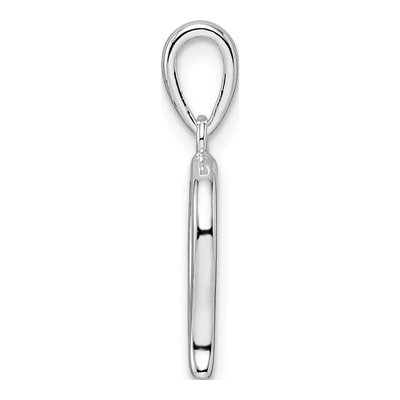 Sterling Silver Open Leaf Pendant – view 3