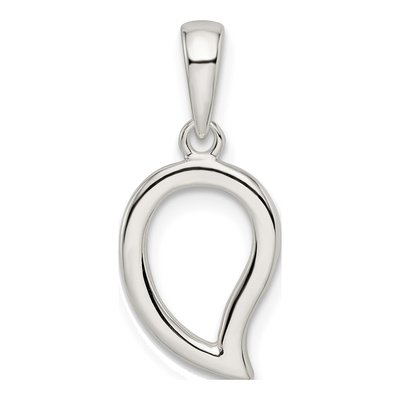 Sterling Silver Open Leaf Pendant