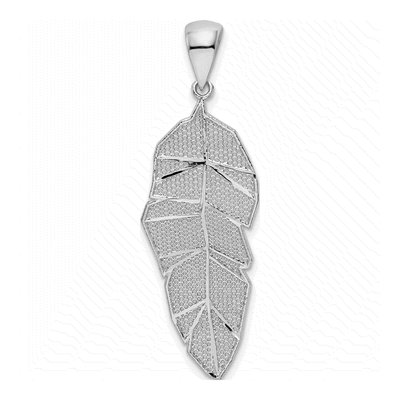 Sterling Silver Leaf Pendant