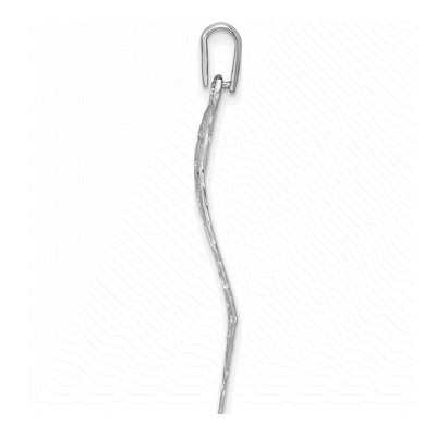 Sterling Silver Leaf Pendant – view 3