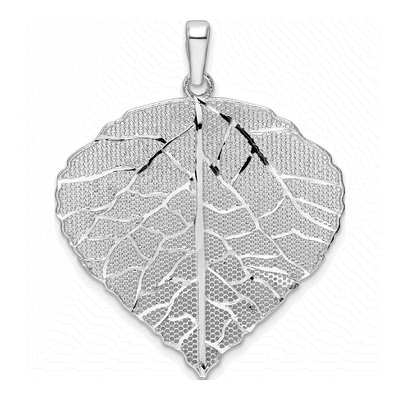 Sterling Silver Leaf Pendant