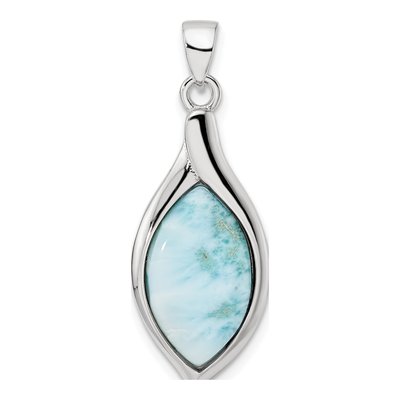 Sterling Silver Larimar Pendant