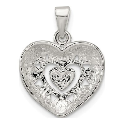 Sterling Silver Heart Pendant – view 5