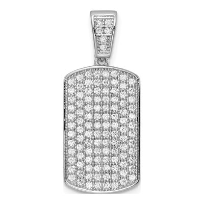 Sterling Silver CZ Pendant