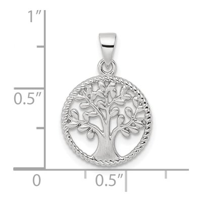 Sterling Silver Tree Pendant – view 4