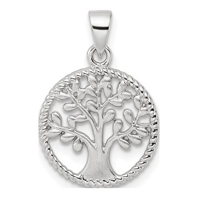 Sterling Silver Tree Pendant