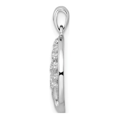 Sterling Silver CZ Tree of Life Pendant – view 3