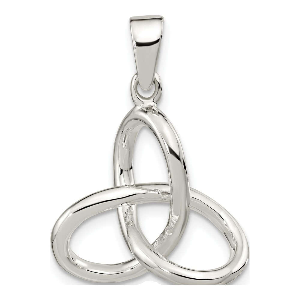 Sterling Silver Infinity Triangle Pendant