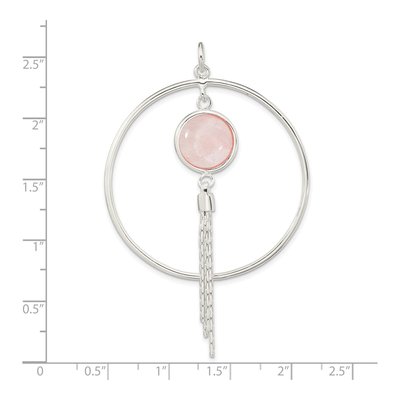 Sterling Silver Dyed Agate Fancy Dangle Pendant – view 4