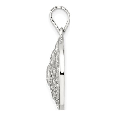 Sterling Silver CZ Crown Chakra Pendant – view 3