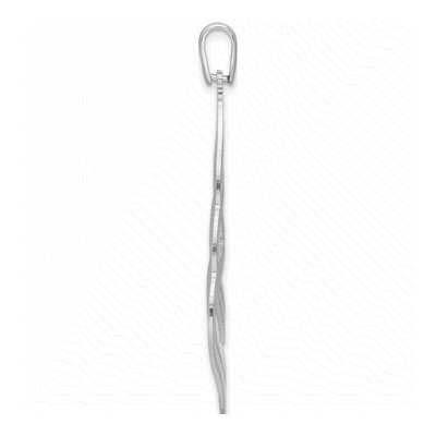 Sterling Silver Fancy Drop Pendant – view 3