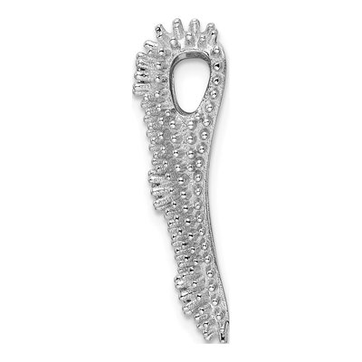Sterling Silver CZ Fancy Slide Pendant – view 3